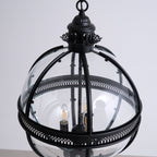 Braeden Sculptural Pendant Light Natural Stone LED Warm White Dining Room Bedroom — Brass Hardware
