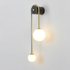 Elaro Elegant Brass Arc Wall Light – Modern Wall Sconce