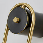 Elaro Elegant Brass Arc Wall Light – Modern Wall Sconce