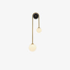 Elaro Elegant Brass Arc Wall Light – Modern Wall Sconce