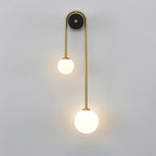 Elaro Elegant Brass Arc Wall Light – Modern Wall Sconce