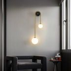 Elaro Elegant Brass Arc Wall Light – Modern Wall Sconce