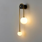 Elaro Elegant Brass Arc Wall Light – Modern Wall Sconce