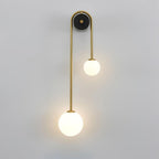 Elaro Elegant Brass Arc Wall Light – Modern Wall Sconce