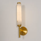 Brindisi Alabaster Wall Lamp Brass Black Dimmable Bedroom Living Room — 1 to 2 Heads