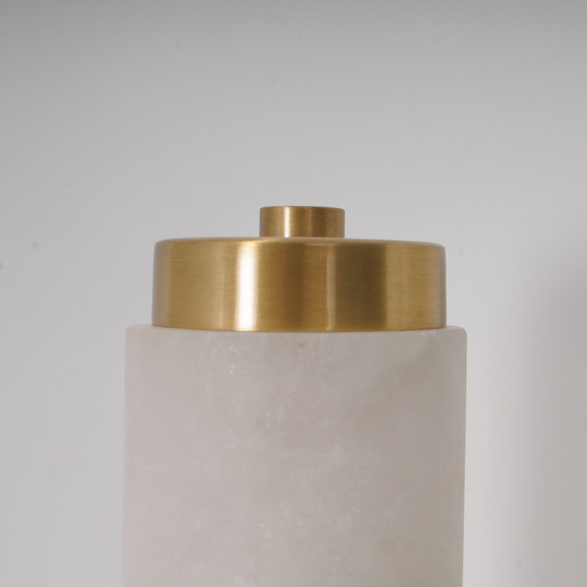 Brindisi Alabaster Wall Lamp Brass Black Dimmable Bedroom Living Room — 1 to 2 Heads