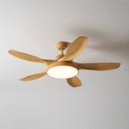 Bronx 52 Inch Ceiling Fan with LED Light Remote Control Modern Bedroom Living Room — Black White