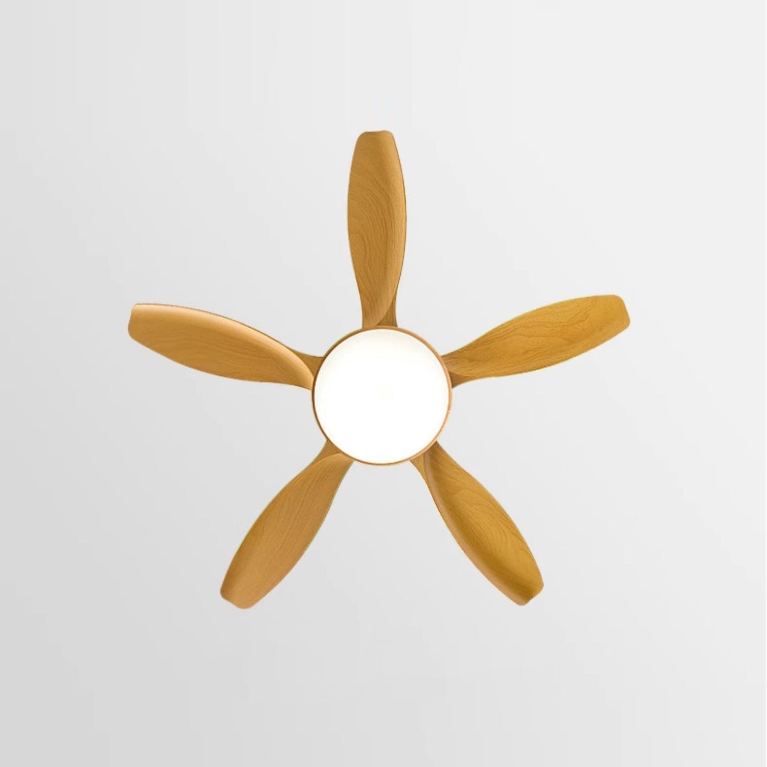 Bronx 52 Inch Ceiling Fan with LED Light Remote Control Modern Bedroom Living Room — Black White