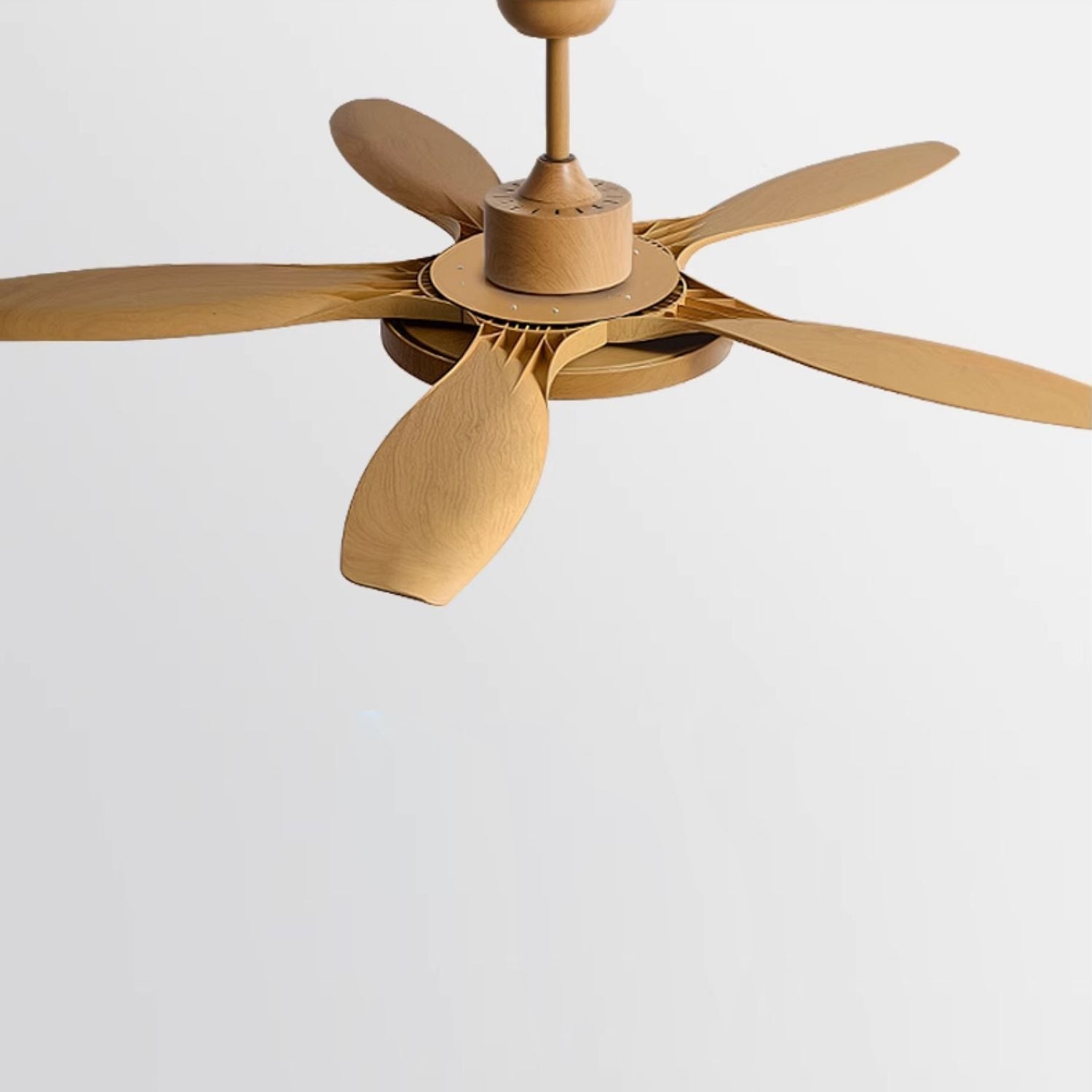 Bronx 52 Inch Ceiling Fan with LED Light Remote Control Modern Bedroom Living Room — Black White