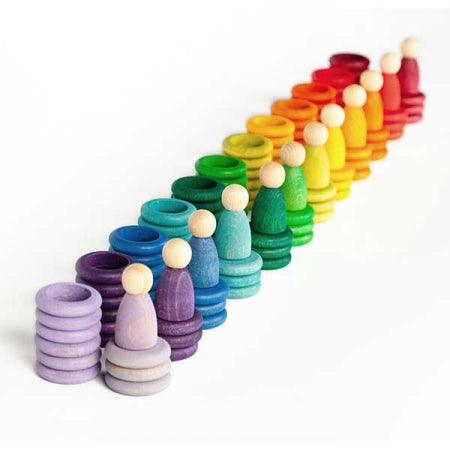 Grapat Colorful Nins Rings and Coins Sorting Game