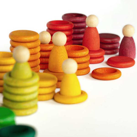 Grapat Colorful Nins Rings and Coins Sorting Game