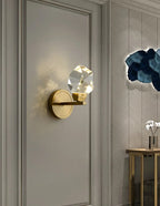 Crystal Rocks K9 Pendant Wall Light Minimalist Bedroom Living Room Office