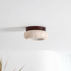 Astra Ceiling Light Mini Donut Travertine