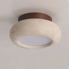 Astra Ceiling Light Mini Donut Travertine