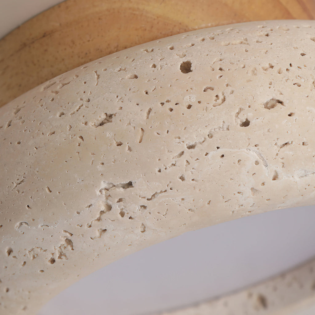 Astra Ceiling Light Mini Donut Travertine
