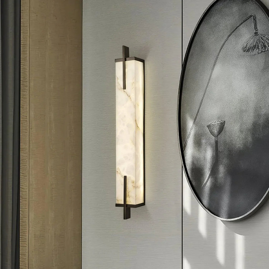 Zenith Elegant Alabaster Wall Light