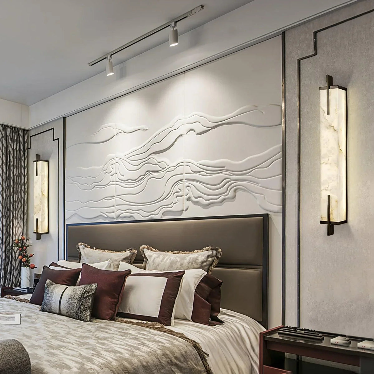 Zenith Elegant Alabaster Wall Light