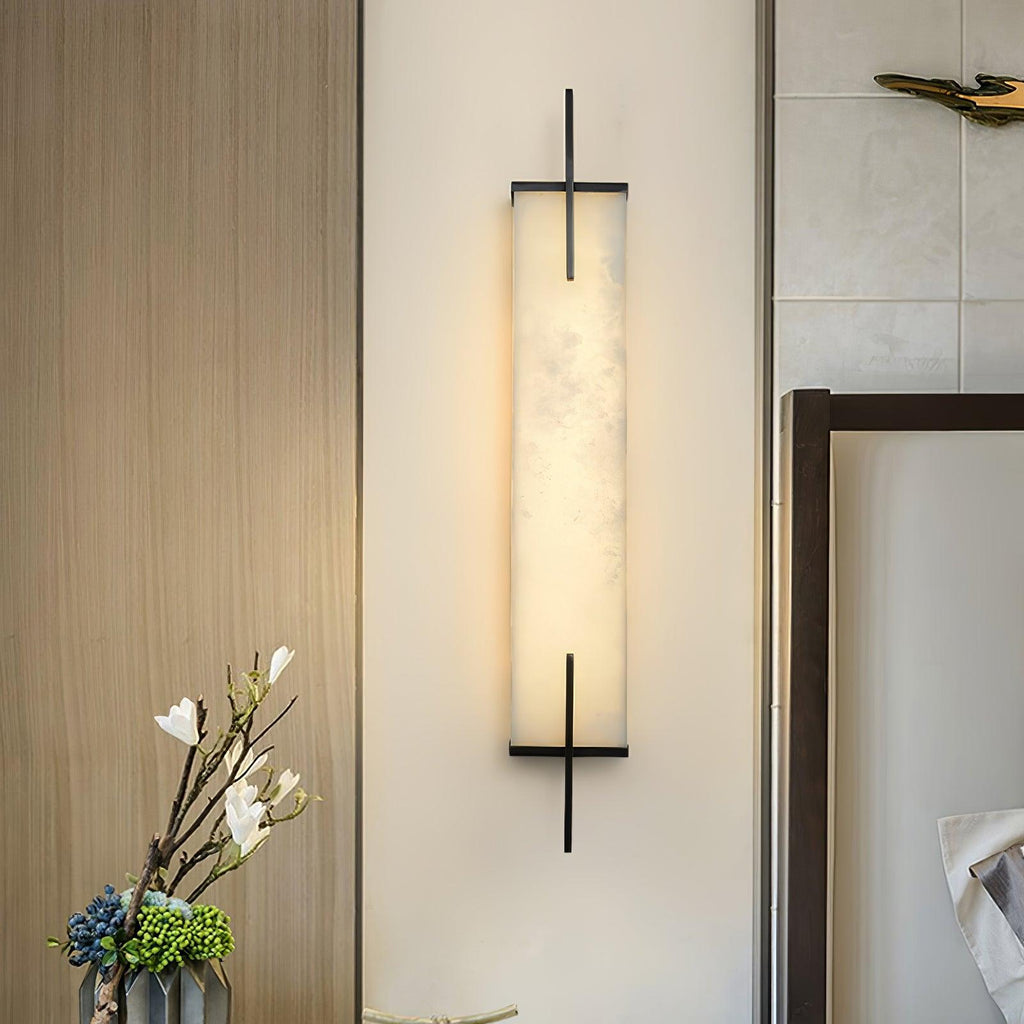 Zenith Elegant Alabaster Wall Light