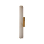 Callisto Alabaster Wall Sconce Natural Stone LED Luxury Bedroom Living Room — 5 Size and Finish Options
