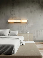 Callisto Alabaster Wall Sconce Natural Stone LED Luxury Bedroom Living Room — 5 Size and Finish Options