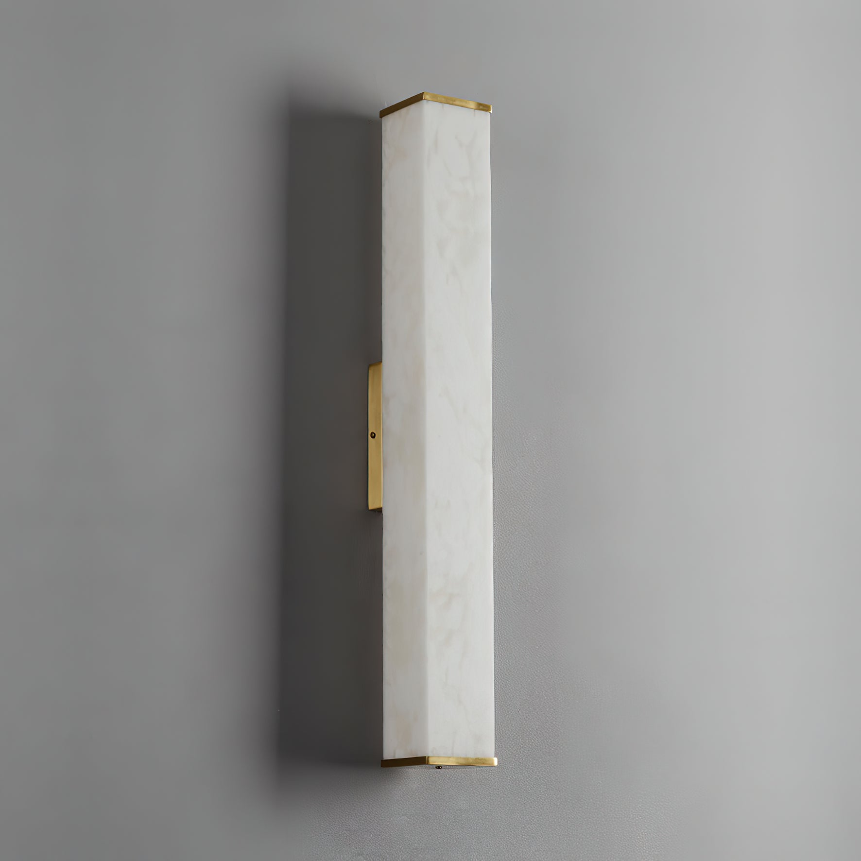 Callisto Alabaster Wall Sconce Natural Stone LED Luxury Bedroom Living Room — 5 Size and Finish Options