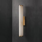 Callisto Alabaster Wall Sconce Natural Stone LED Luxury Bedroom Living Room — 5 Size and Finish Options