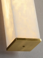 Callisto Alabaster Wall Sconce Natural Stone LED Luxury Bedroom Living Room — 5 Size and Finish Options