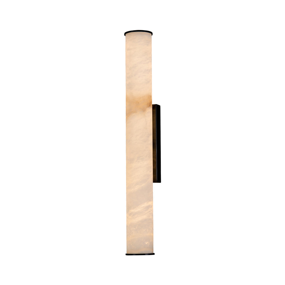 Callisto Alabaster Wall Sconce Natural Stone LED Luxury Bedroom Living Room — 5 Size and Finish Options