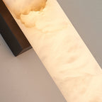 Callisto Alabaster Wall Sconce Natural Stone LED Luxury Bedroom Living Room — 5 Size and Finish Options