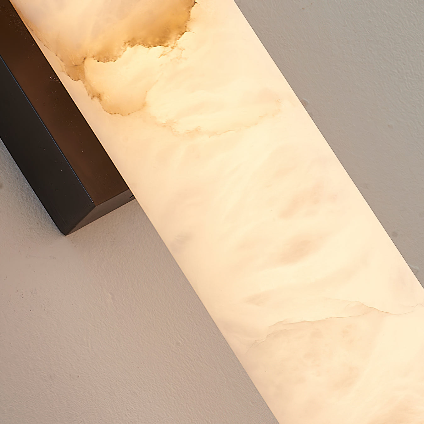 Callisto Alabaster Wall Sconce Natural Stone LED Luxury Bedroom Living Room — 5 Size and Finish Options