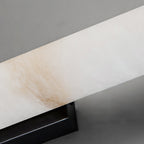 Callisto Alabaster Wall Sconce Natural Stone LED Luxury Bedroom Living Room — 5 Size and Finish Options