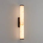 Callisto Alabaster Wall Sconce Natural Stone LED Luxury Bedroom Living Room — 5 Size and Finish Options