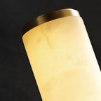 Kristy Alabaster Vertical Cylinder Wall Lamp