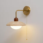 Cavone Travertine Wall Sconce – Elegant Natural Stone Accent Lighting