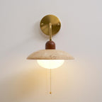Cavone Travertine Wall Sconce – Elegant Natural Stone Accent Lighting