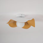 Lanoe Ceiling Light Wood Black&White