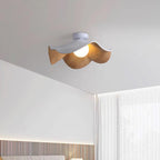 Lanoe Ceiling Light Wood Black&White