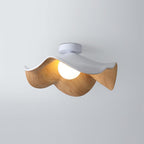 Lanoe Ceiling Light Wood Black&White