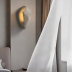 Cement Hollow Wall Lamp Minimalist Handcrafted LED Bedroom Living Room Bathroom — 3 Sizes Grey Black
