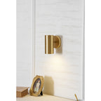 Champeaux Plaster Wall Sconce Handcrafted LED Warm White Bedroom Living Room Hallway — 2 Sizes