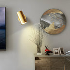 Champeaux Plaster Wall Sconce Handcrafted LED Warm White Bedroom Living Room Hallway — 2 Sizes