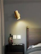 Champeaux Plaster Wall Sconce Handcrafted LED Warm White Bedroom Living Room Hallway — 2 Sizes