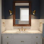 Champeaux Plaster Wall Sconce Handcrafted LED Warm White Bedroom Living Room Hallway — 2 Sizes