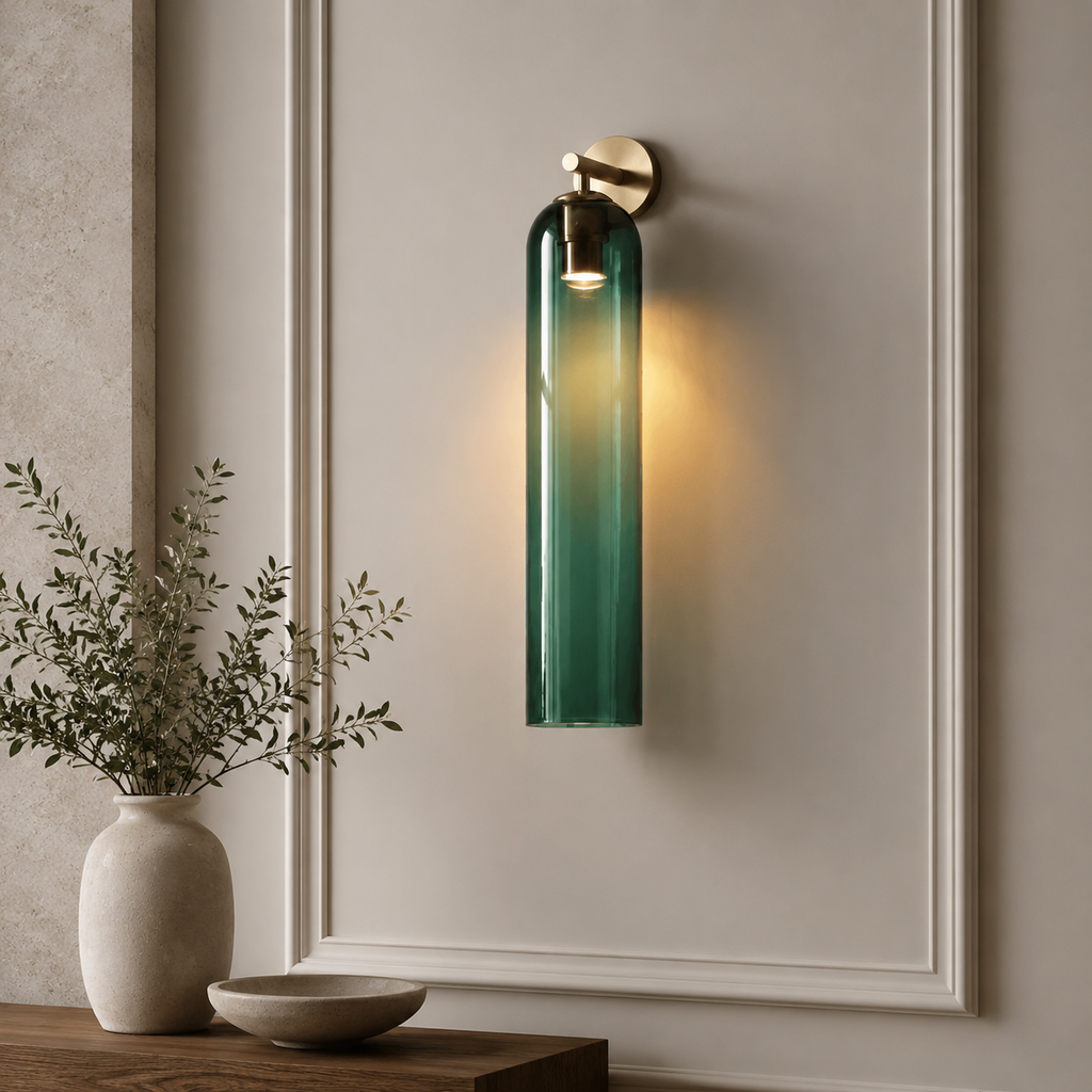 Decolune Velune Art Glass Sconce