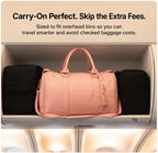 Amazirhub Foldable Garment Travel Bag with Wheels