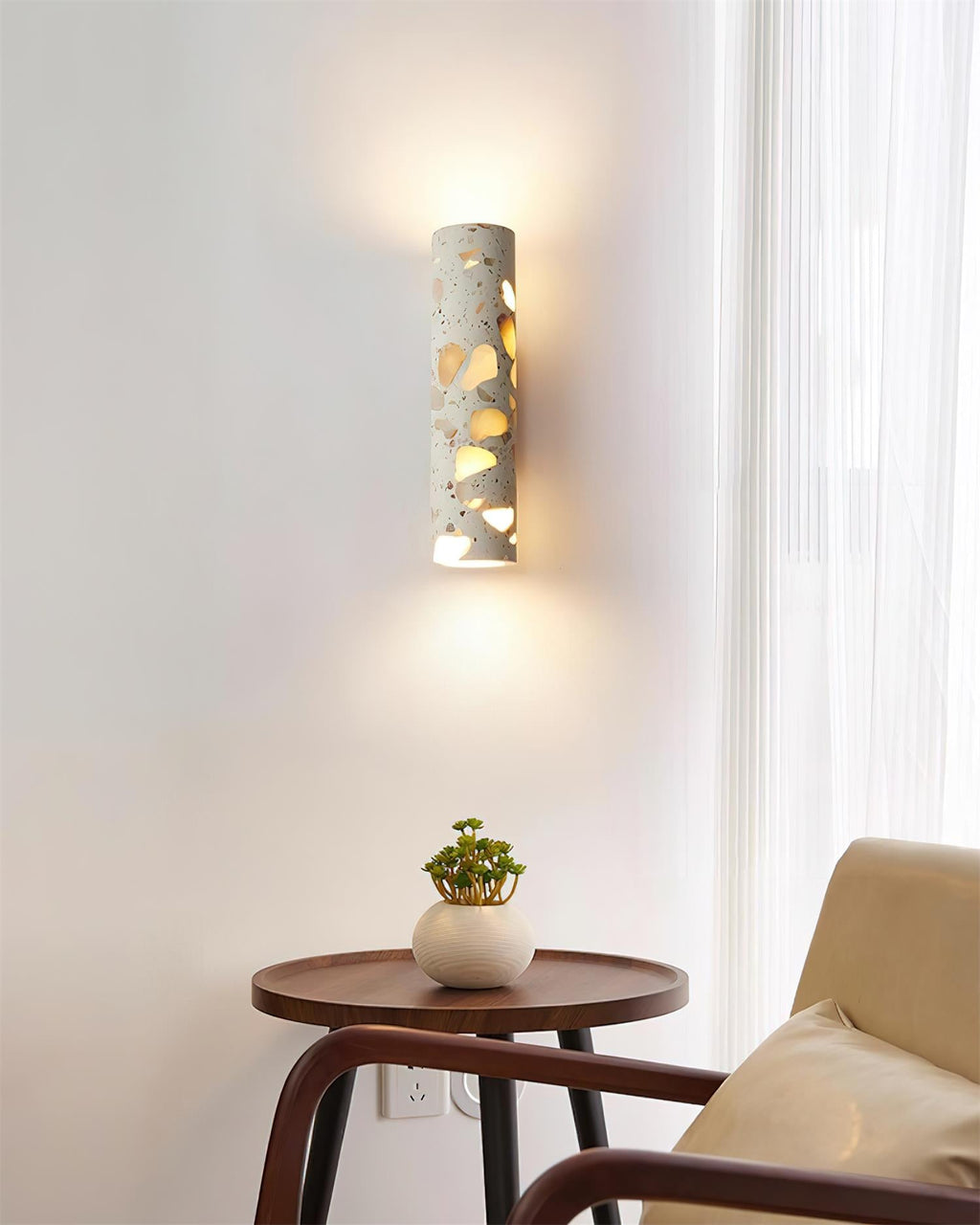 Fioren Modern Terrazzo Wall Lamp – Stylish Accent Lighting