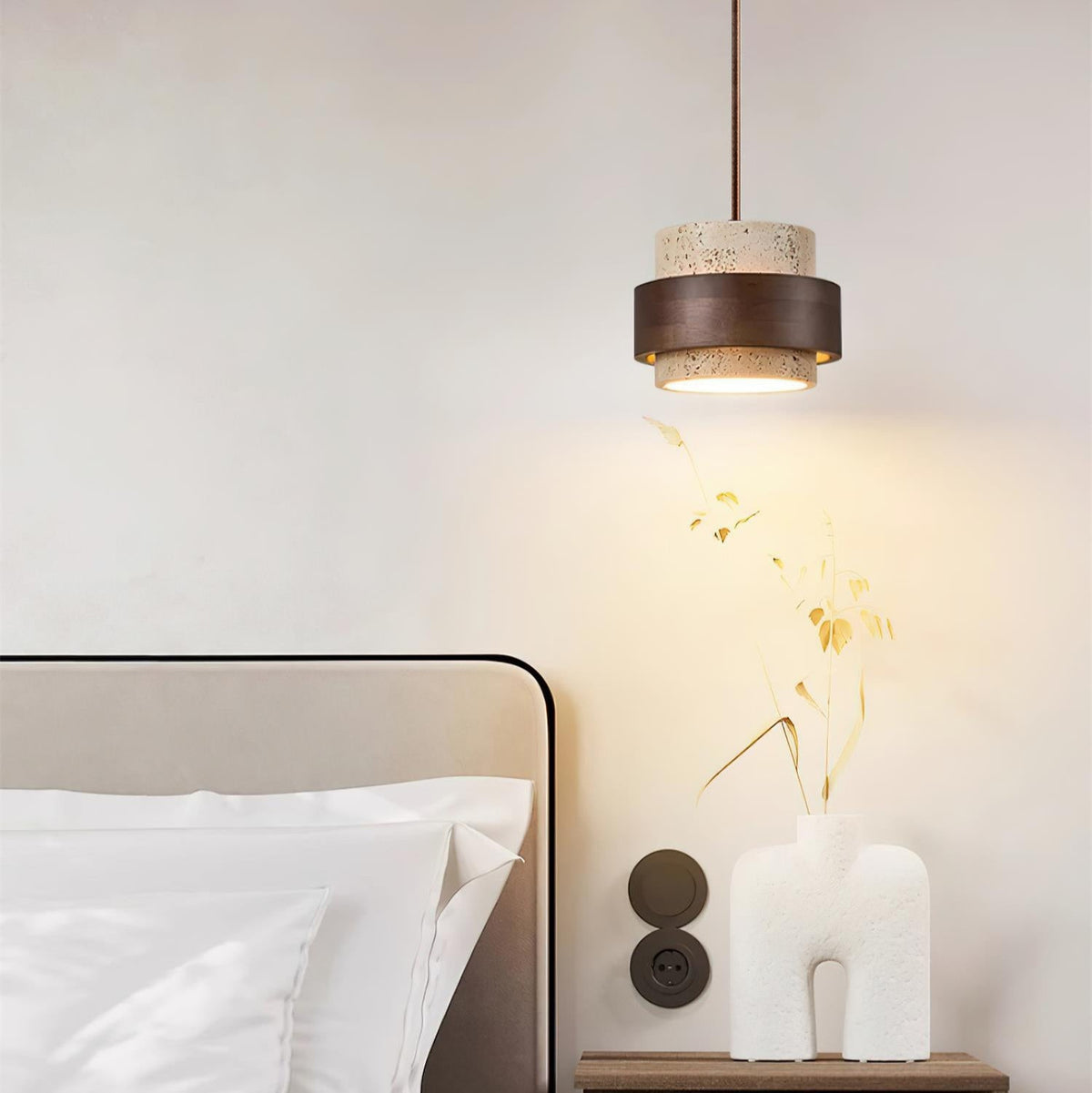 Ritta Pendant Light Travertine
