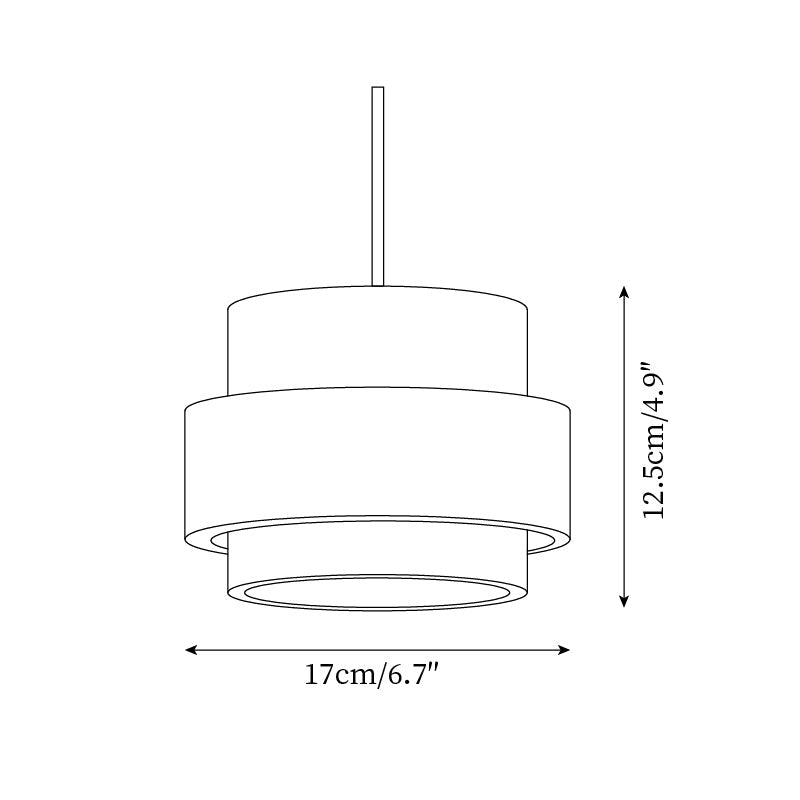 Perra Pendant Light Travertine
