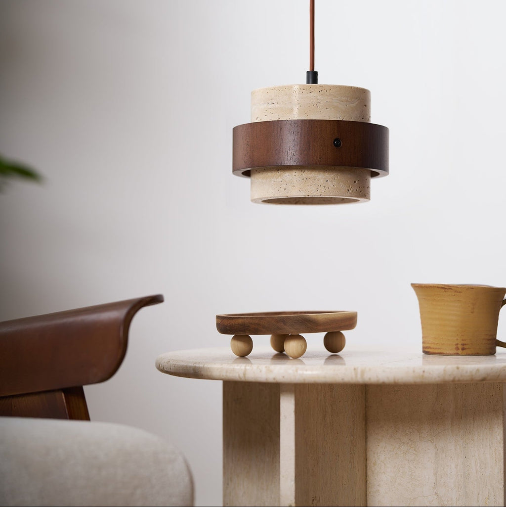 Perra Pendant Light Travertine