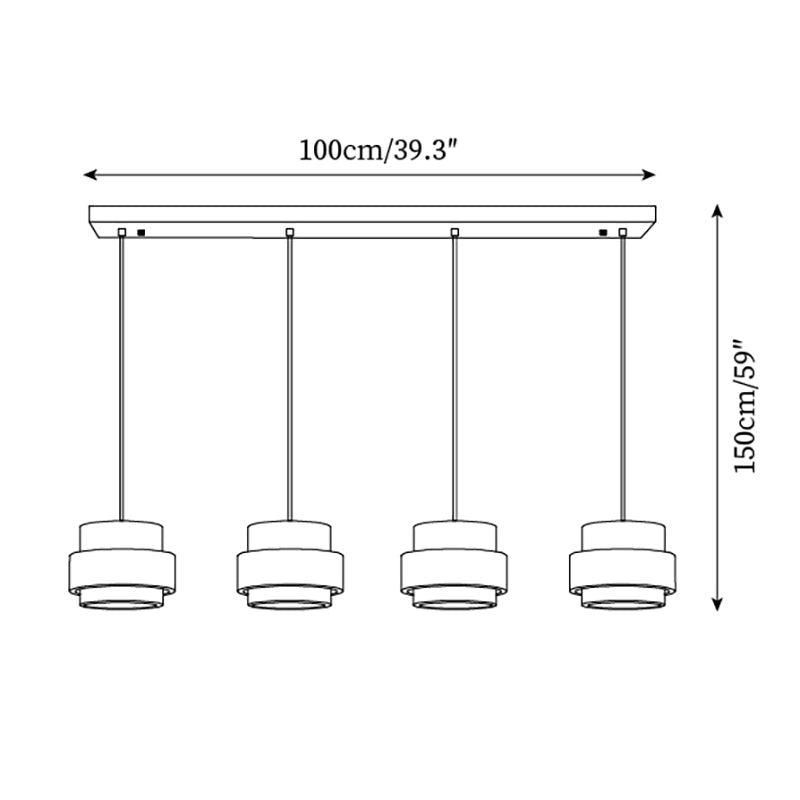 Perra Pendant Light Travertine